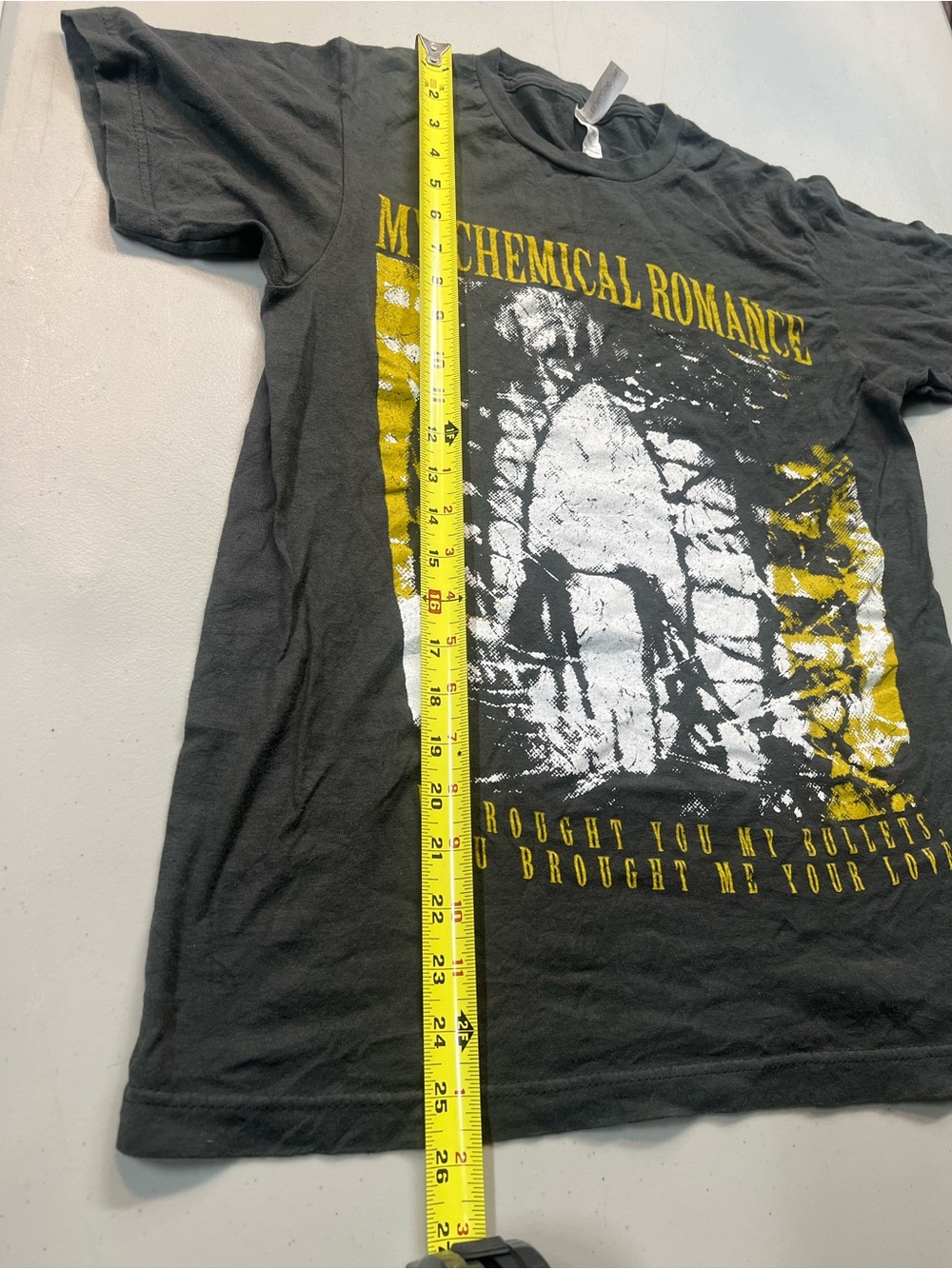 My Chemical Romance I Brought You My Bullets T Shirt Small Gray Band Tee - Picture 3 of 5